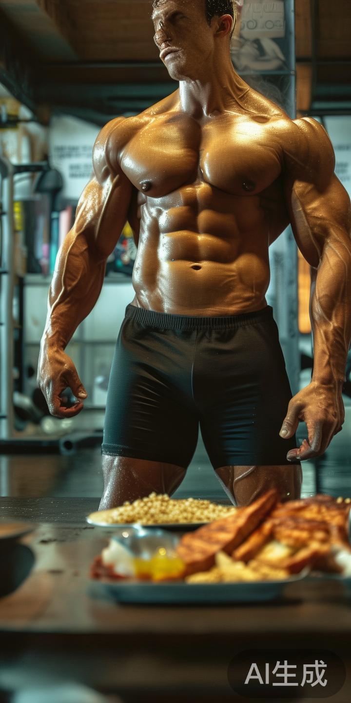 营养摄入在塑造完美肉体中也扮演着关键角色。专业运动